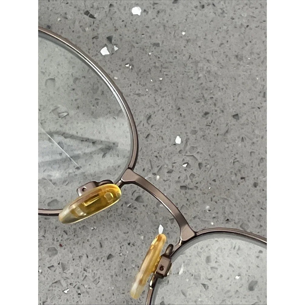 Smart-Clip Eyeglasses Frames ONLY 203 Full Rim round 49-20-140 bronze brown